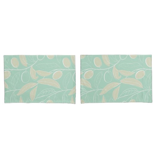 オリーブブランチ 枕カバー (フロントセット)