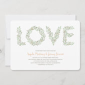 オリーブブランチLOVEコレクション 招待状 (正面)