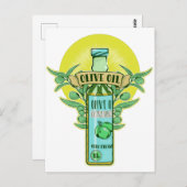 オリーブボトル油 ポストカード (正面/裏面)