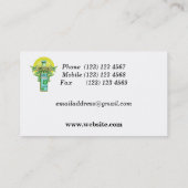 オリーブボトル油 名刺 (裏面)