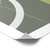 オリーブポスターの原爆抽象芸術 ポスター (角)