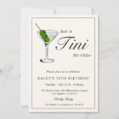 オリーブマルティおもしろいニカクテル30th誕生日パーティー 招待状 (正面)