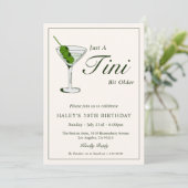 オリーブマルティおもしろいニカクテル30th誕生日パーティー 招待状 (スタンド正面)