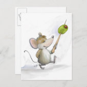 オリーブメリーはがき付きマウス萌え シーズンポストカード (正面/裏面)