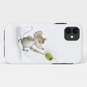 オリーブメリー付きマウスモード Case-Mate iPhoneケース (裏面(横))