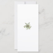 オリーブモダングリーンディナーメニュー (裏面)