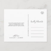 オリーブモダンブランチありがとうはがき ポストカード (裏面)