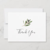 オリーブモダンブランチサンキューカード サンキューカード (正面)