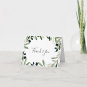 オリーブモダンブランチサンキューカード サンキューカード (正面)