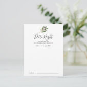 オリーブモダンブランチデイトナイトアイディアカード ポストカード (スタンド正面)