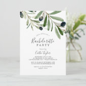 オリーブモダンブランチバチェロレッテ 招待状 (スタンド正面)