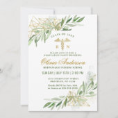 オリーブモダンブランチ看護学校卒業 招待状 (正面)