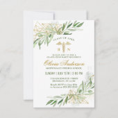 オリーブモダンブランチ看護学校卒業 招待状 (正面)