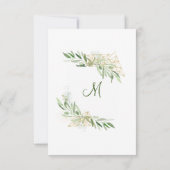 オリーブモダンブランチ看護学校卒業 招待状 (裏面)