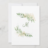 オリーブモダンブランチ看護学校卒業 招待状 (裏面)