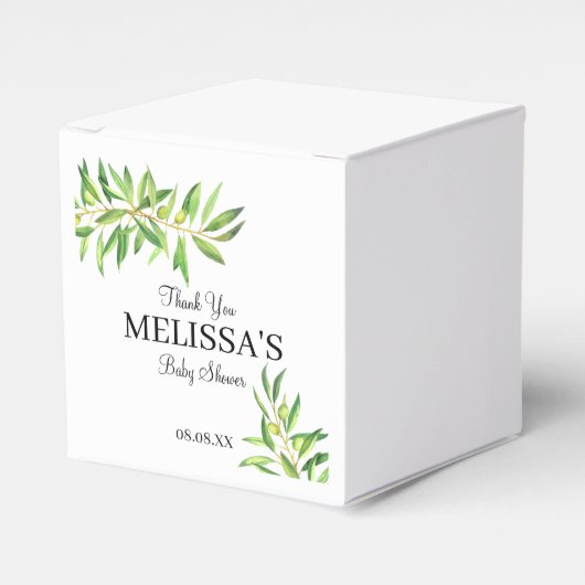 オリーブモダンブランチ緑ありがとう フェイバーボックス (正面サイド)
