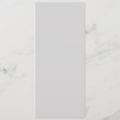 オリーブモダンブランチ |グレー結婚のディナーメニュー メニュー (裏面)