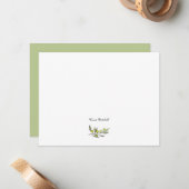 オリーブモダンブランチ ノートカード (正面/裏面インサイチュ)