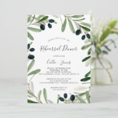 オリーブモダンリハーサルディナー 招待状 (スタンド正面)