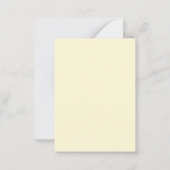 「オリーブユーソーマッチ」かわいいパンバレンタインデーのカード ノートカード (裏面)