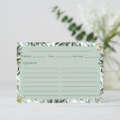 オリーブユーレシピカード エンクロージャーカード (スタンド正面)