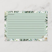 オリーブユーレシピカード エンクロージャーカード (裏面)