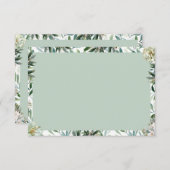 オリーブユー空白のレシピカード エンクロージャーカード (正面/裏面)