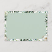 オリーブユー空白のレシピカード エンクロージャーカード (裏面)