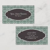 オリーブリングや輪のD字型カタツムリの馬ビット コーリングカード (正面/裏面)