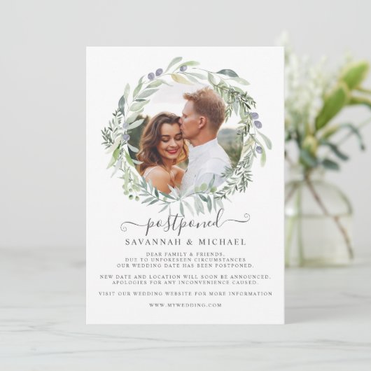 オリーブリース写真結婚の延期 セーブザデート (スタンド正面)