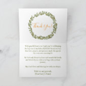 オリーブリース洗礼式 サンキューカード (内部)