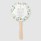 オリーブリース10組 ハンドファン (裏面)