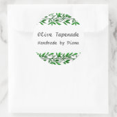 オリーブリーフカスタムレシピまたはソープラベルシール ラウンドシール (バッグ)