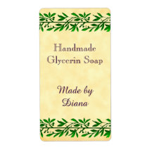 オリーブリーフガーランドカスタムクラフトラベル