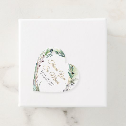 オリーブリーフ/スクリプト/名前/メッセー結婚ジ/サンキューs フェイバータグ (インサイチュ)