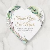 オリーブリーフ/スクリプト/名前/メッセー結婚ジ/サンキューs フェイバータグ (正面)