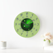 オリーブレーダー近接軍隊時間大時計 ラージ壁時計 (ホーム)