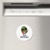 オリーブロックアンドロールおもしろいロッカーオリーブパン マグネット (インサイチュ (食洗機))