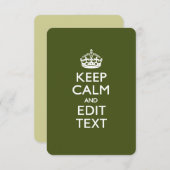 オリーブ保グ・グリーン・デコール (正面/裏面)