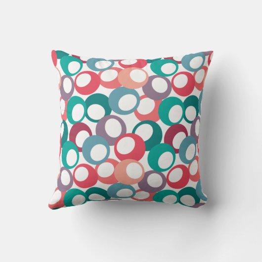 オリーブ円 クッション (裏面)