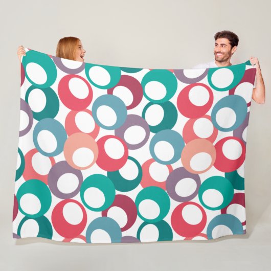 オリーブ円 フリースブランケット (インサイチュ)