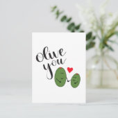 オリーブ君はがき ポストカード (スタンド正面)