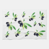 オリーブ地中海のキッチンタオル キッチンタオル (横)