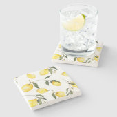 オリーブ地中海の、オリーブ ストーンコースター (横)