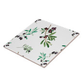 オリーブ地中海の、オリーブ タイル (側面)