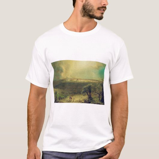 オリーブ山から望むエルサレム Tシャツ (正面)