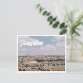 オリーブ山の写真 Jerusalem ポストカード (スタンド正面)