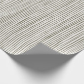 オリーブ描グストライプリーン | クリスマス | ホリデー ラッピングペーパー (角)