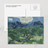 オリーブ木はがき ポストカード (正面/裏面)