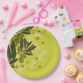 オリーブ木タパスパーティー ペーパープレート (パーティー)